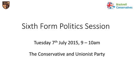 Sixth Form Politics Session