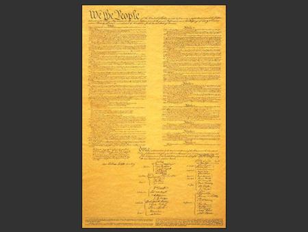 The Bill of Rights Constitution allows for changes (amendments) – first ten known as the Bill of Rights protect people from gov’t Bill of Rights ratified.