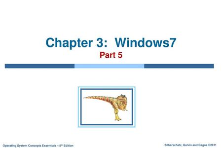 Chapter 3: Windows7 Part 5.