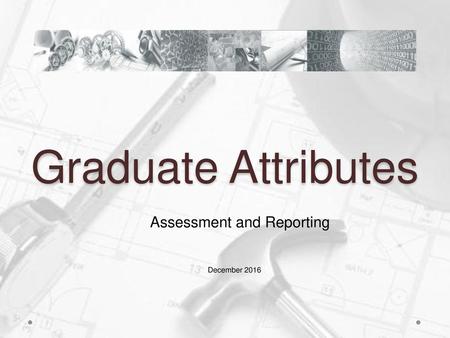 Assessment and Reporting