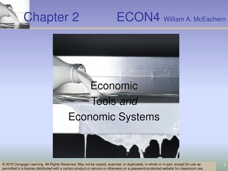 Chapter 2 ECON4 William A. McEachern