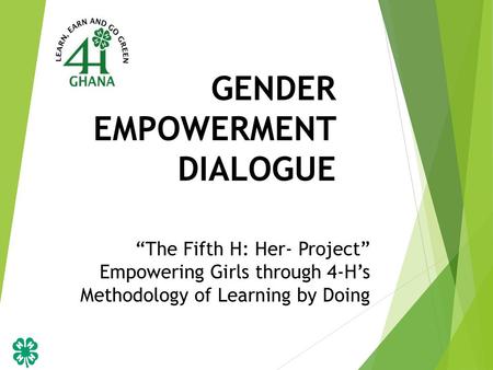 GENDER EMPOWERMENT DIALOGUE