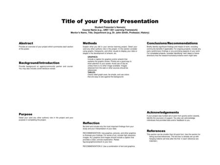 Title of your Poster Presentation