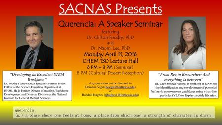 Querencia: A Speaker Seminar