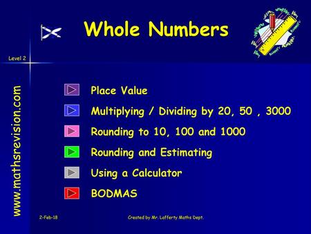 Created by Mr. Lafferty Maths Dept.