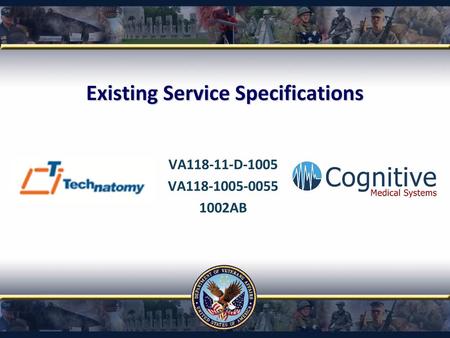 Existing Service Specifications