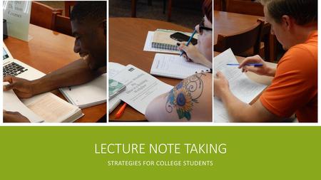 Strategies for College Students