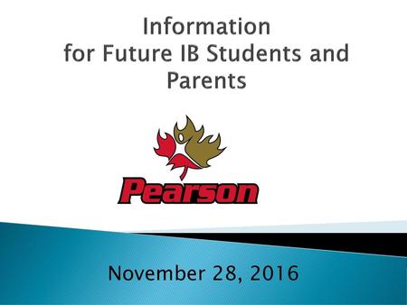 Information for Future IB Students and Parents