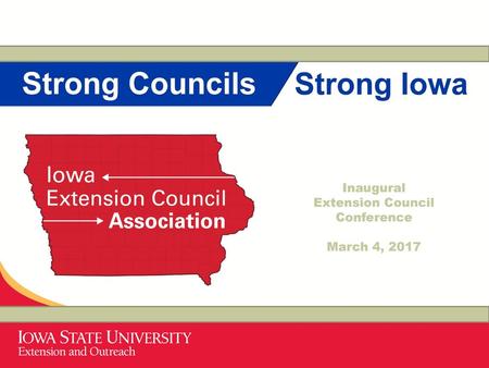 Inaugural Extension Council Conference