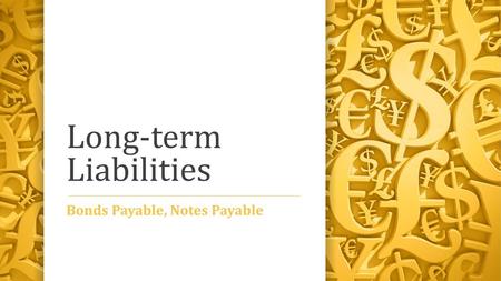 Long-term Liabilities