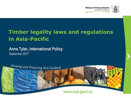 Timber legality laws and regulations in Asia-Pacific