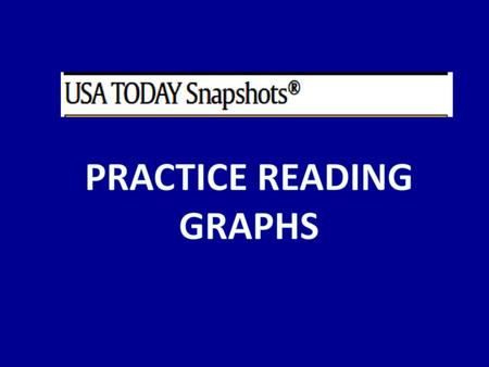 PRACTICE READING GRAPHS