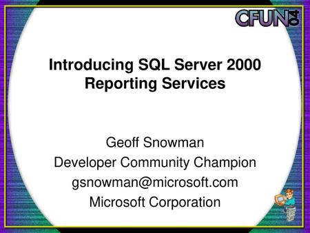 Introducing SQL Server 2000 Reporting Services