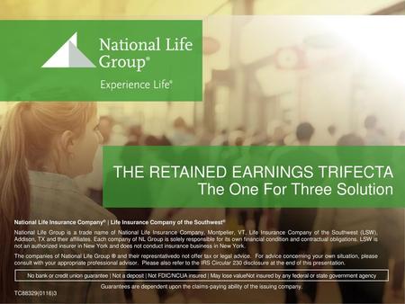 THE RETAINED EARNINGS TRIFECTA The One For Three Solution