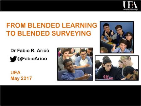 FROM BLENDED LEARNING TO BLENDED SURVEYING