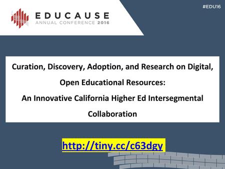 An Innovative California Higher Ed Intersegmental Collaboration