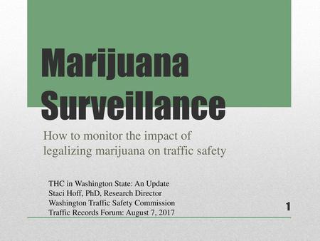 Marijuana Surveillance