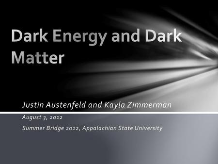 Dark Energy and Dark Matter