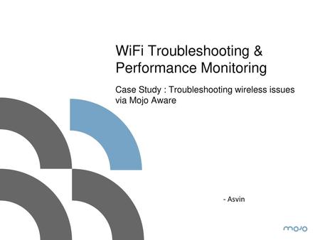 WiFi Troubleshooting & Performance Monitoring