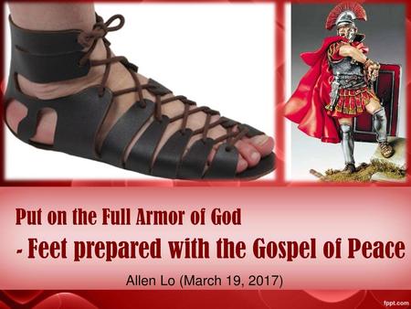 Put on the Full Armor of God