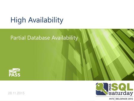 Partial Database Availability