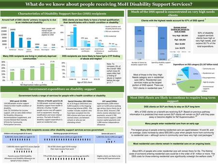 Characteristics of Disability Support Service (DSS) recipients