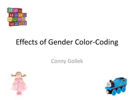 Effects of Gender Color-Coding