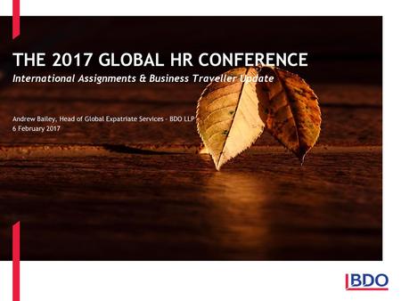 The 2017 Global HR conference