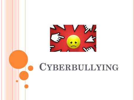 Cyberbullying.