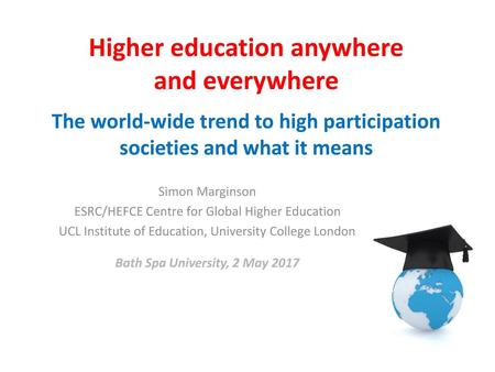 The world-wide trend to high participation societies and what it means