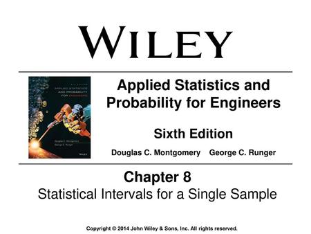 Applied Statistics and Probability for Engineers