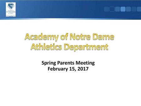 Academy of Notre Dame Athletics Department