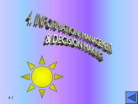 4. INFORMATION, MANAGEMENT