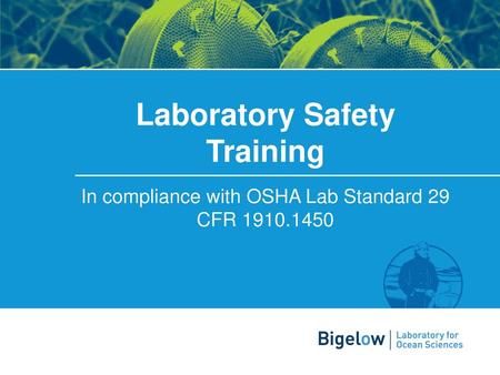 Laboratory Safety Training