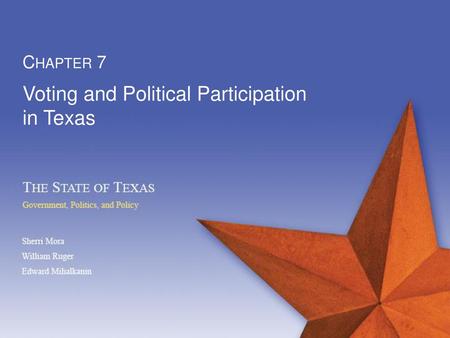 Voting and Political Participation in Texas