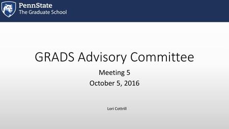 GRADS Advisory Committee