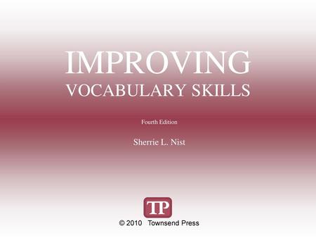 IMPROVING VOCABULARY SKILLS