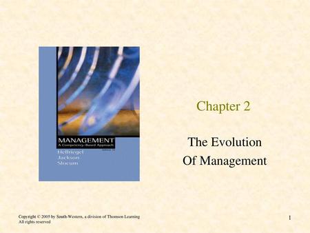 The Evolution Of Management