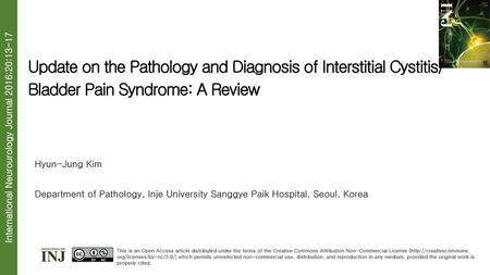 International Neurourology Journal 2016;20:13-17