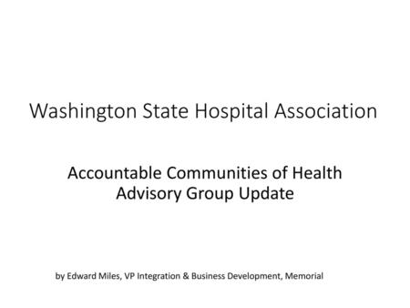 Washington State Hospital Association