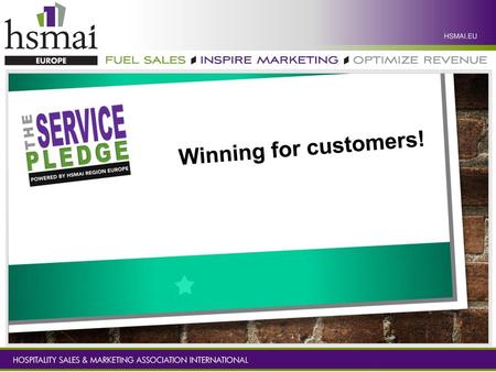 Winning for customers!.