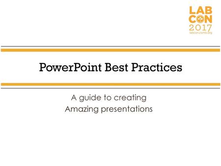 PowerPoint Best Practices