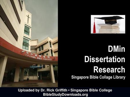 DMin Dissertation Research