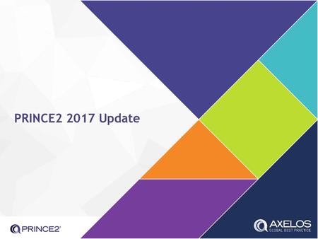 PRINCE2 2017 Update.