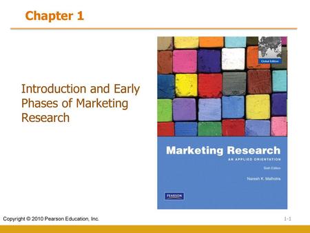 Introduction and Early Phases of Marketing Research