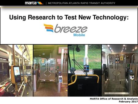 Using Research to Test New Technology: