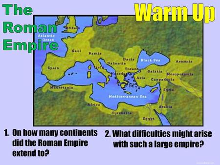 Warm Up The Roman Empire