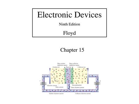 Electronic Devices Ninth Edition Floyd Chapter 15.