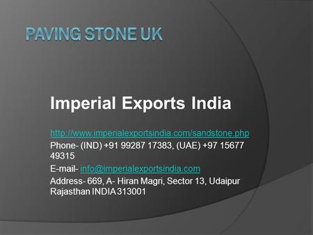 Paving Stone UK