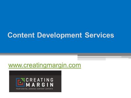 Content Development Services - www.creatingmargin.com